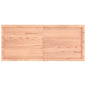 Ripiano Muro Marrone 100X30X(2-6) Cm Massello Rovere Trattato Marrone Chiaro