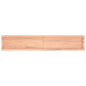 Ripiano Muro Marrone 100X30X(2-6) Cm Massello Rovere Trattato Marrone Chiaro