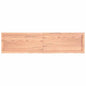 Ripiano Muro Marrone 100X30X(2-6) Cm Massello Rovere Trattato Marrone Chiaro