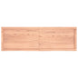 Ripiano Muro Marrone 100X30X(2-6) Cm Massello Rovere Trattato Marrone Chiaro