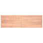 Ripiano Muro Marrone 100X30X(2-6) Cm Massello Rovere Trattato Marrone Chiaro