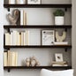 Ripiano Muro Marrone Scuro 100X20X4 Cm Massello Rovere Trattato Marrone Scuro
