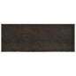 Ripiano 80X30X(2-6) Cm Massello Rovere Trattato Marrone Scuro