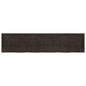 Ripiano 80X30X(2-6) Cm Massello Rovere Trattato Marrone Scuro