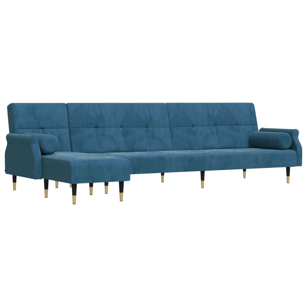 Divano Letto A L 271X140X70 Cm In Velluto
