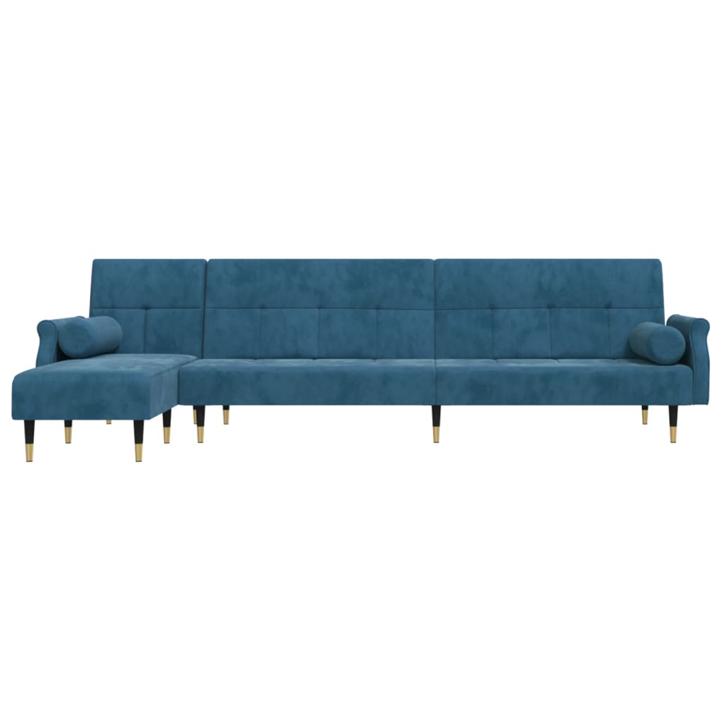 Divano Letto A L 271X140X70 Cm In Velluto