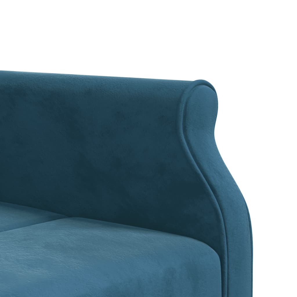 Divano Letto A L 271X140X70 Cm In Velluto