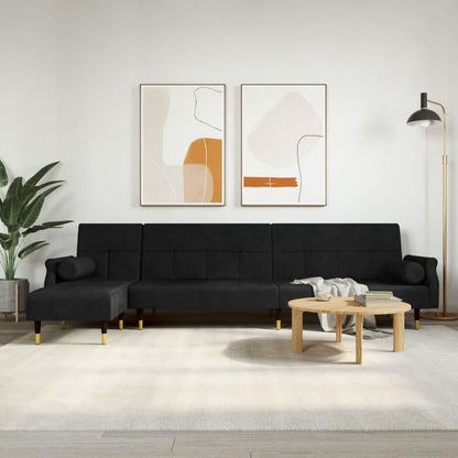 Divano Letto A L 271X140X70 Cm In Velluto