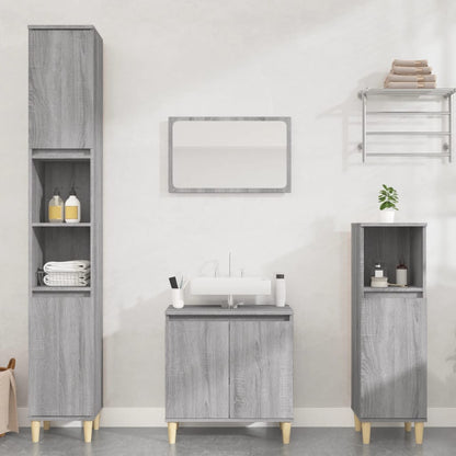 Set Mobili Da Bagno 3 Pz In Legno Multistrato