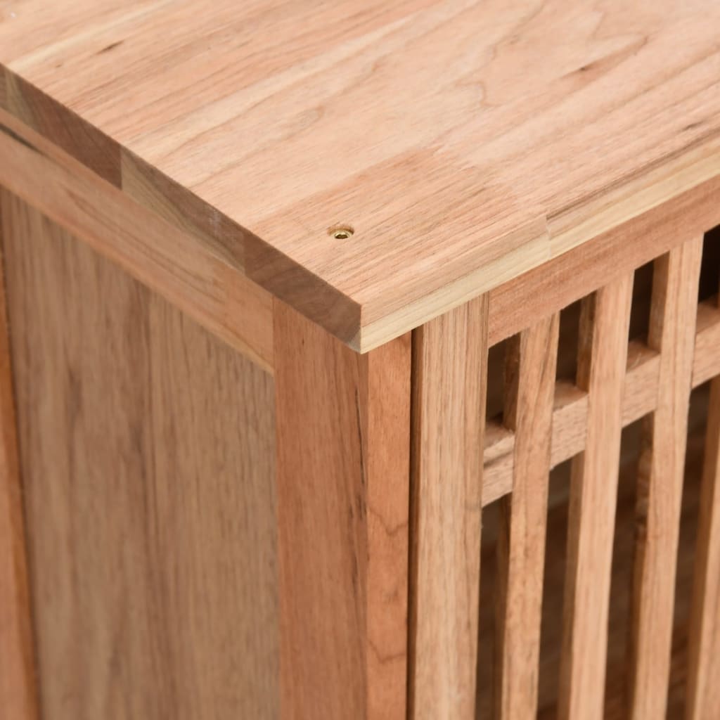 Set Mobili Da Bagno 4Pz In Legno Massello Di Noce