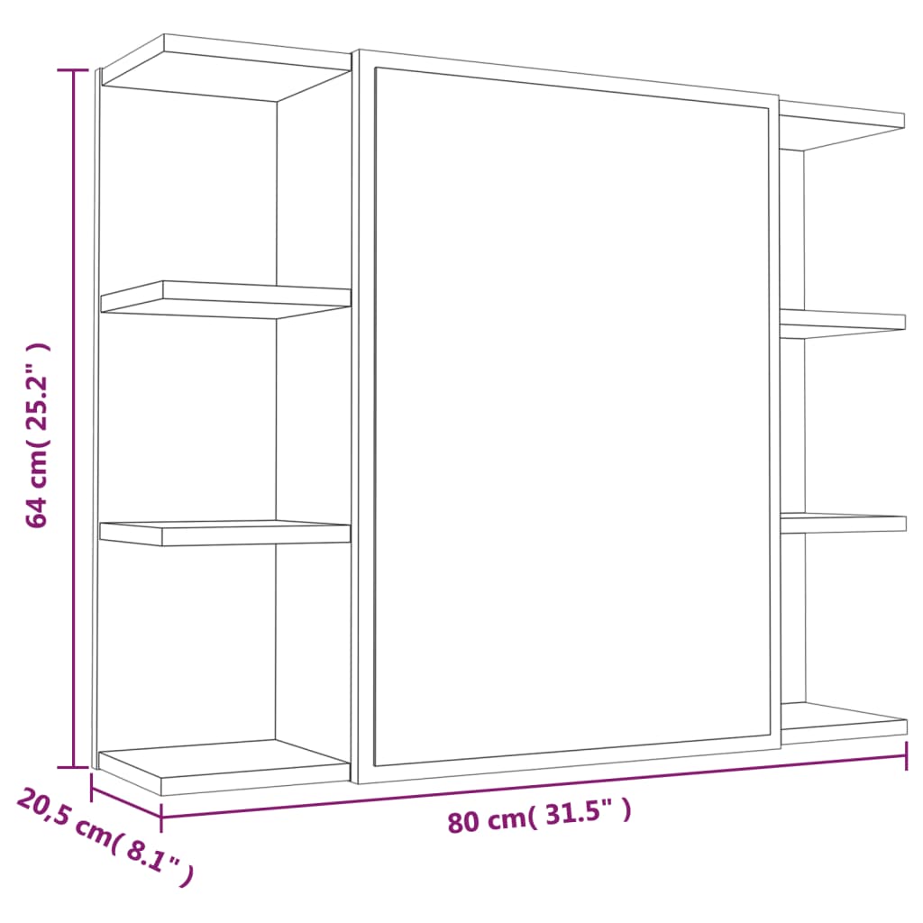 Set Mobili Da Bagno 3 Pz In Legno Multistrato