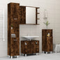 Set Mobili Da Bagno 4 Pz In Legno Multistrato