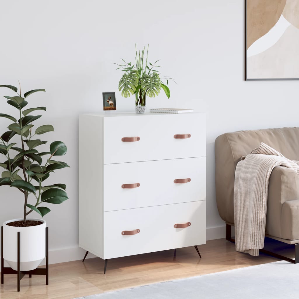 Cassettiera 69,5X34X90 Cm In Legno Multistrato