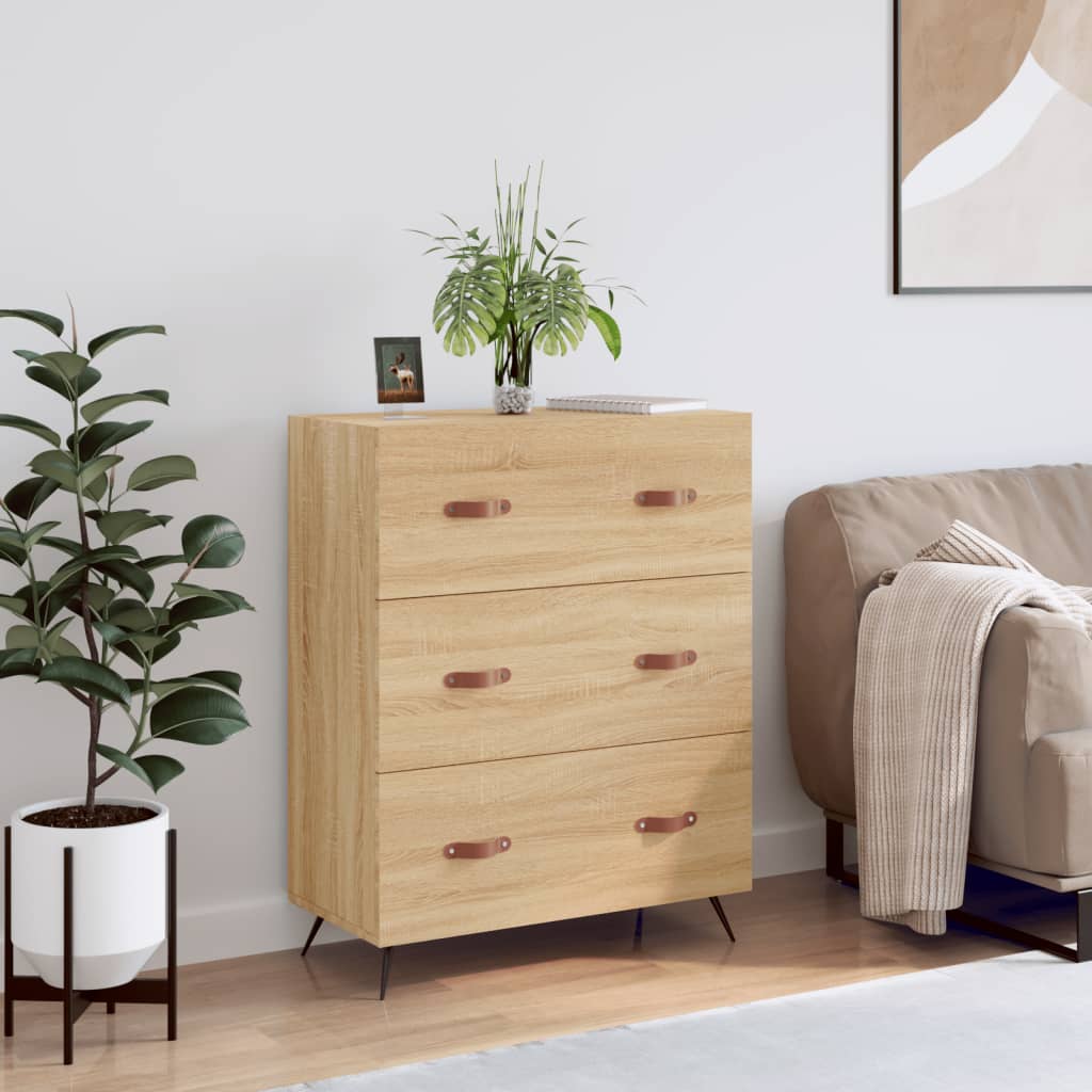 Cassettiera 69,5X34X90 Cm In Legno Multistrato