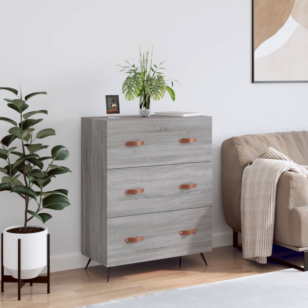 Cassettiera 69,5X34X90 Cm In Legno Multistrato