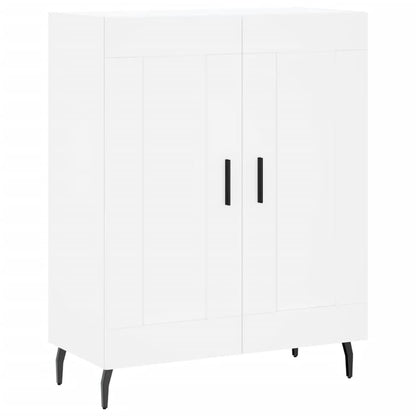 Credenza Bianca 69,5X34X90 Cm In Legno Multistrato