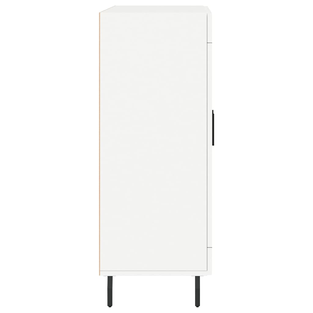 Credenza Bianca 69,5X34X90 Cm In Legno Multistrato
