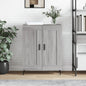 Credenza Bianca 69,5X34X90 Cm In Legno Multistrato