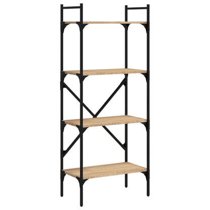 Libreria Rovere Sonoma 4 Ripiani 56X31,5X138,5 Cm Multistrato