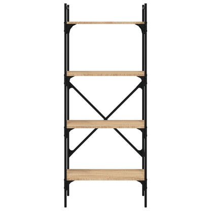 Libreria Rovere Sonoma 4 Ripiani 56X31,5X138,5 Cm Multistrato