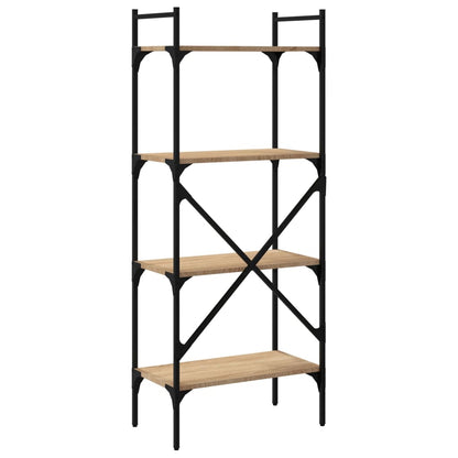 Libreria Rovere Sonoma 4 Ripiani 56X31,5X138,5 Cm Multistrato