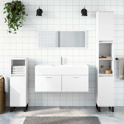 Mobile Da Bagno Con Specchio In Legno Multistrato
