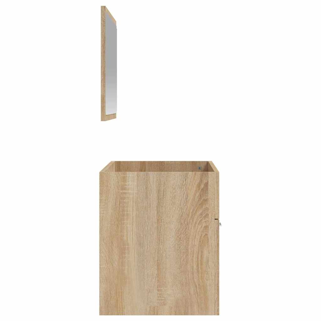 Mobile Da Bagno Con Specchio In Legno Multistrato