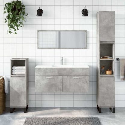 Mobile Da Bagno Con Specchio In Legno Multistrato