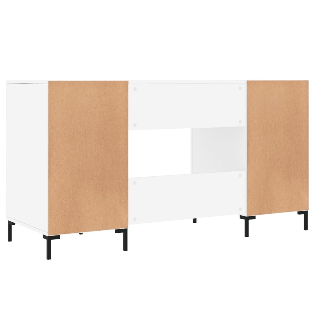 Scrivania 140X50X75 Cm In Legno Multistrato