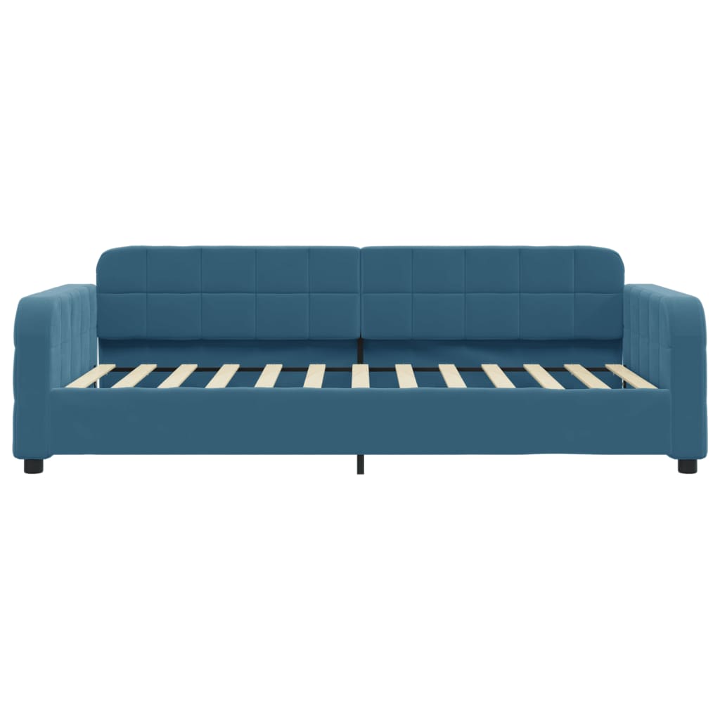 Letto Da Giorno In Velluto Blu