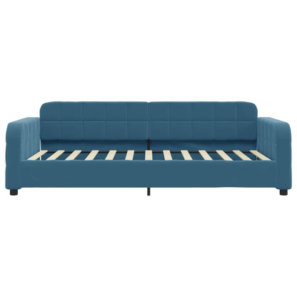 Letto Da Giorno In Velluto Blu