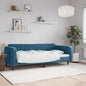 Divano Letto Estraibile Con Cassetti In Velluto Blu