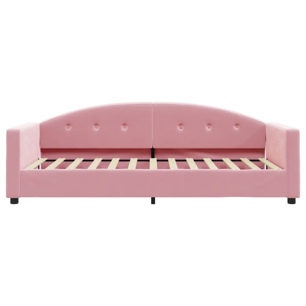 Letto Da Giorno In Velluto Rosa