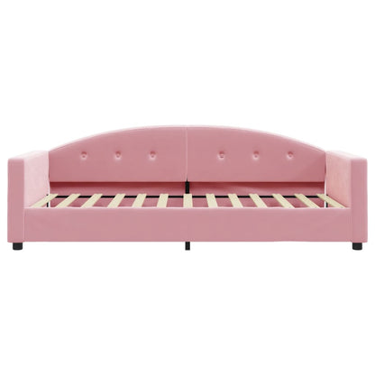 Letto Da Giorno In Velluto Rosa