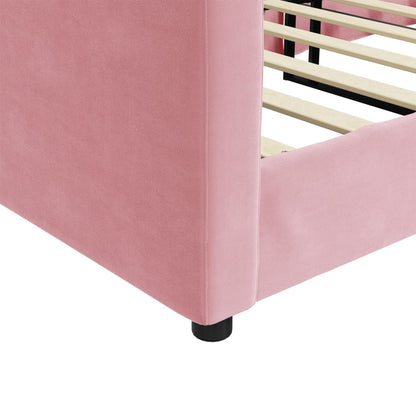 Letto Da Giorno In Velluto Rosa