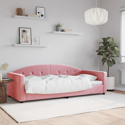 Letto Da Giorno In Velluto Rosa