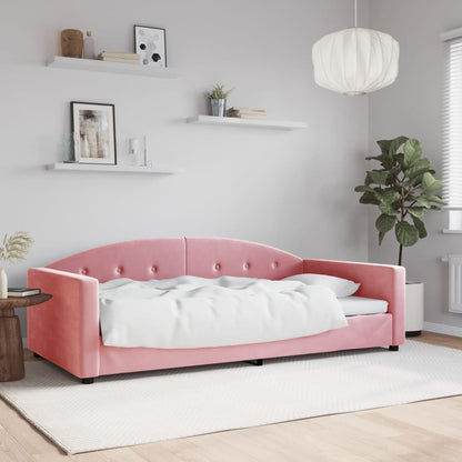 Letto Da Giorno In Velluto Rosa