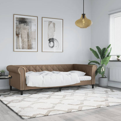 Divano Letto Con Letto Estraibile 90X200Cm In Similpelle