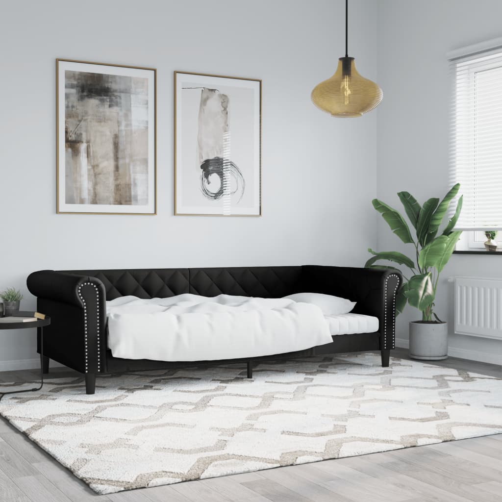 Divano Letto Con Letto Estraibile 90X200Cm In Similpelle