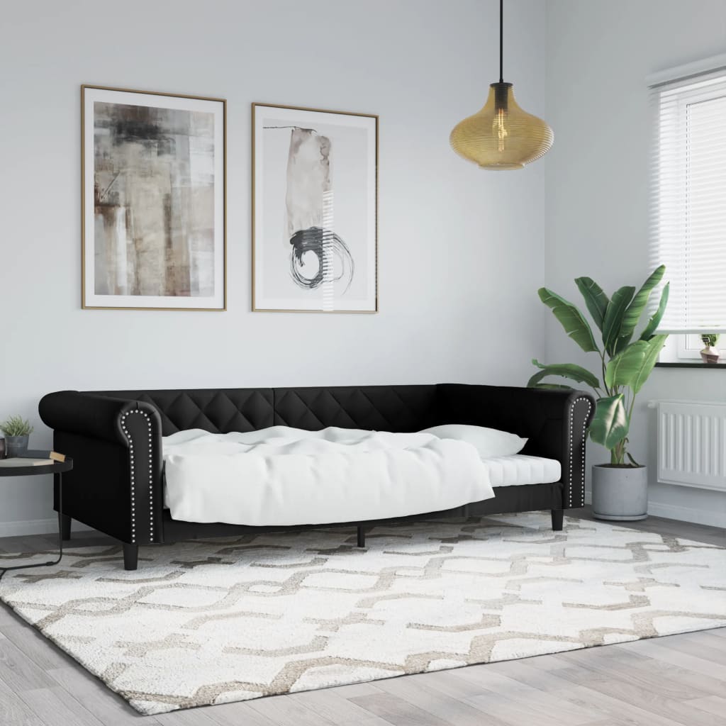 Divano Letto Con Letto Estraibile 90X200Cm In Similpelle