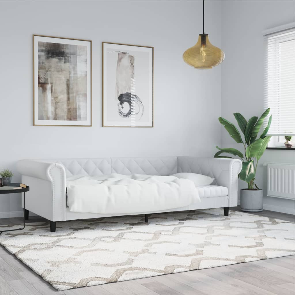Divano Letto Con Letto Estraibile 90X200Cm In Similpelle