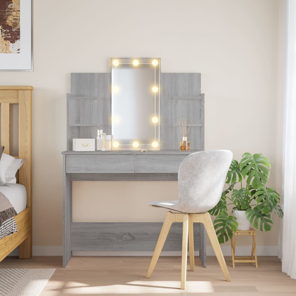 Toeletta Con Luci Led 96X40X142 Cm