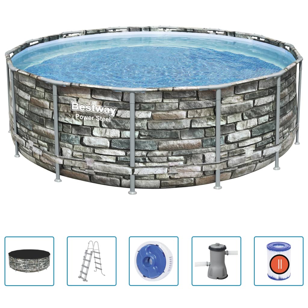 Bestway Piscina Power Steel 427X122 Cm