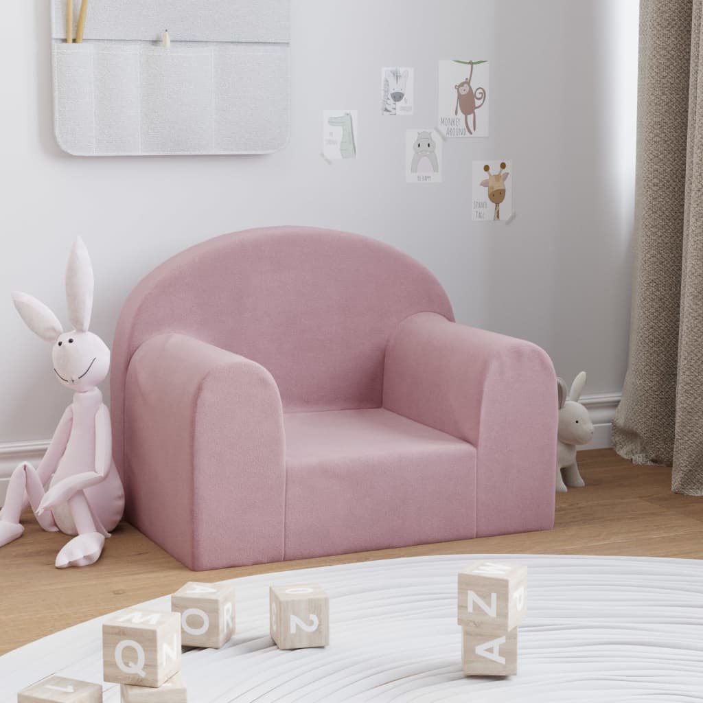 Divano Per Bambini In Morbido Peluche