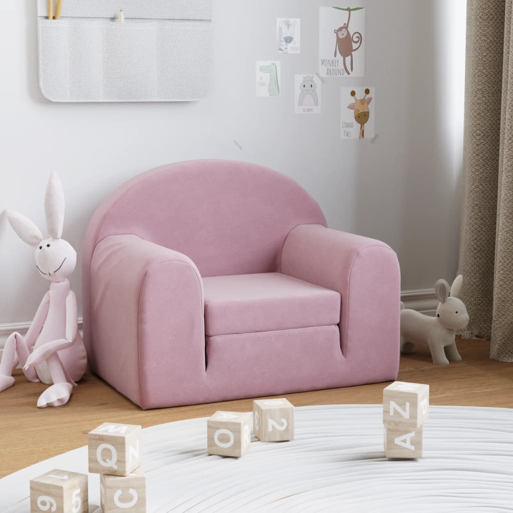 Divano Per Bambini In Morbido Peluche
