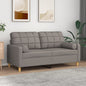 Divano A 3 Posti Con Cuscini In Tessuto