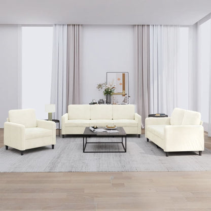 Set Di Divani 4 Pz Con Cuscini In Velluto