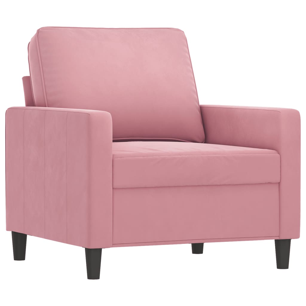Set Di Divani 4 Pz Con Cuscini In Velluto