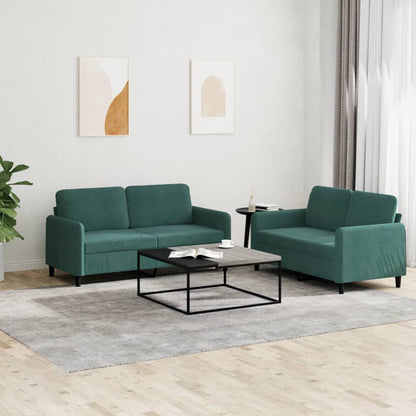 Set Di Divani 3 Pz In Velluto