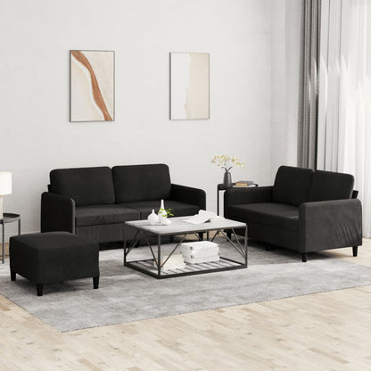 Set Di Divani 3 Pz In Velluto